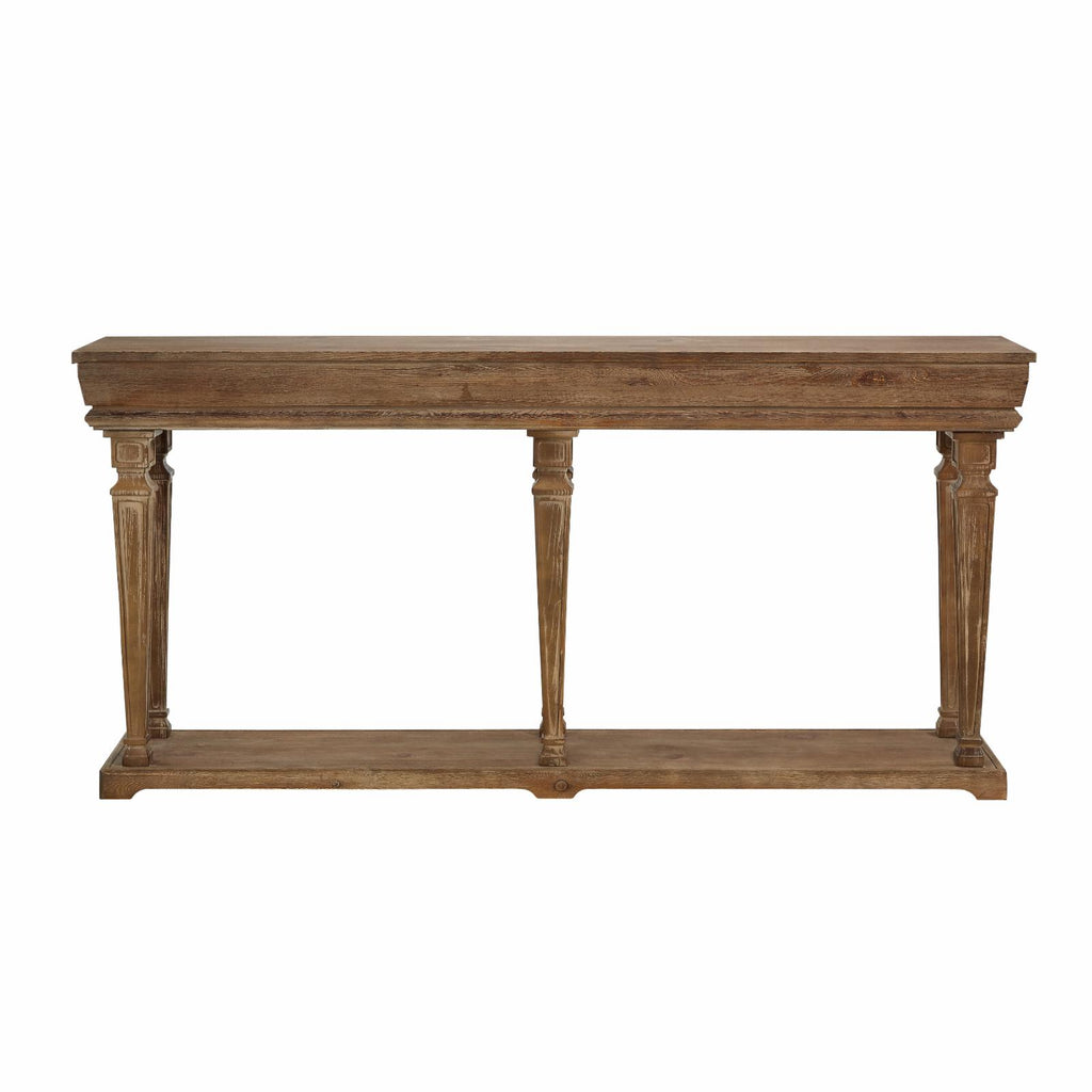 Weathered Driftwood Console Table I15047