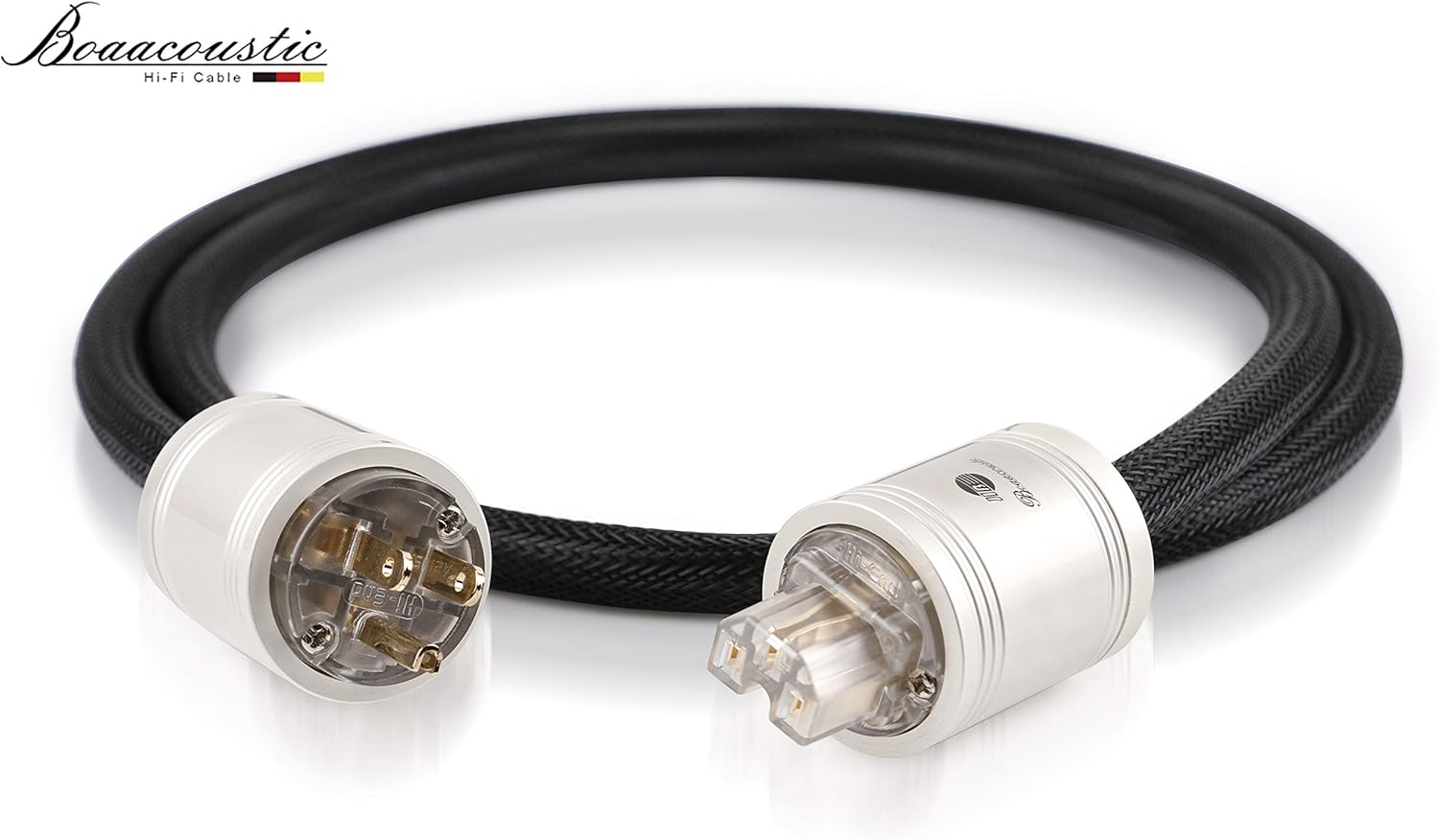 4N OFC HiFi Power Cord, Male to Female Power Cable, US Plug, 3.2ft O436227