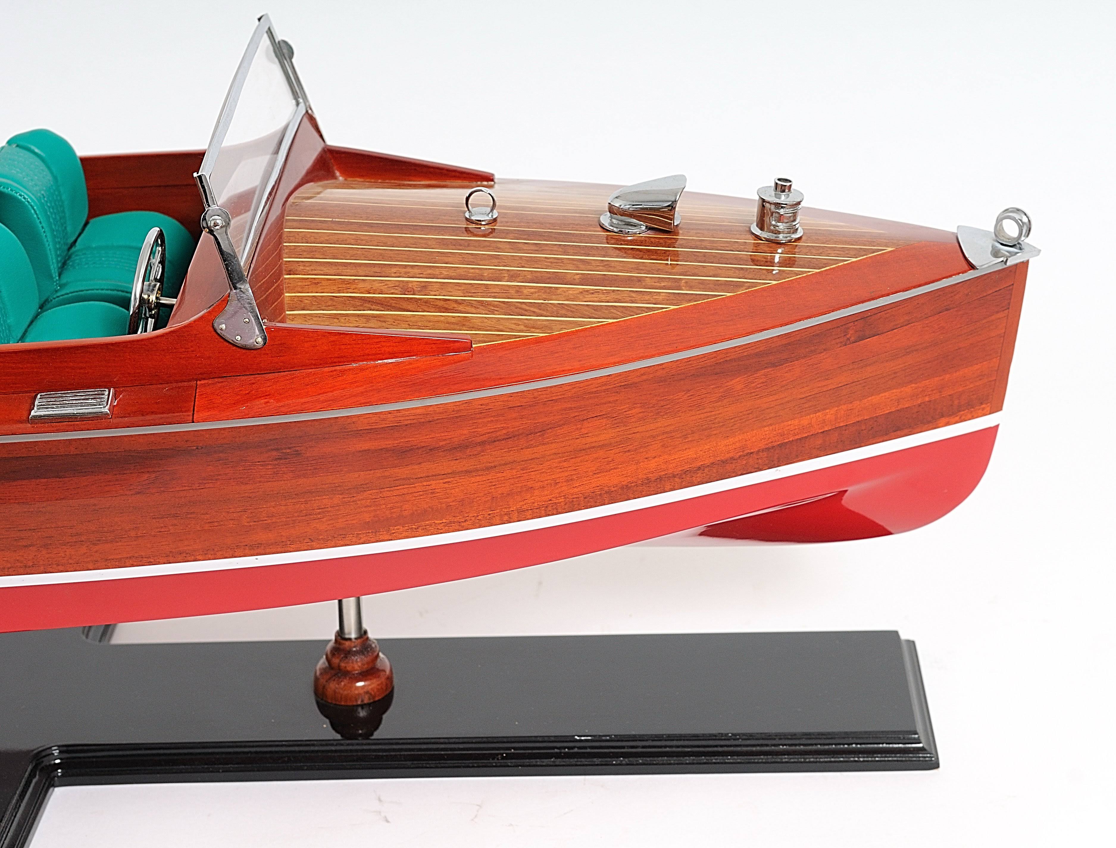 Painted Runabout Boat R48497