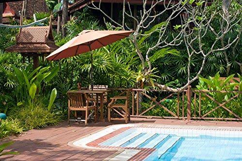 Bronze Aluminum Market Umbrella Auto Tilt U92290
