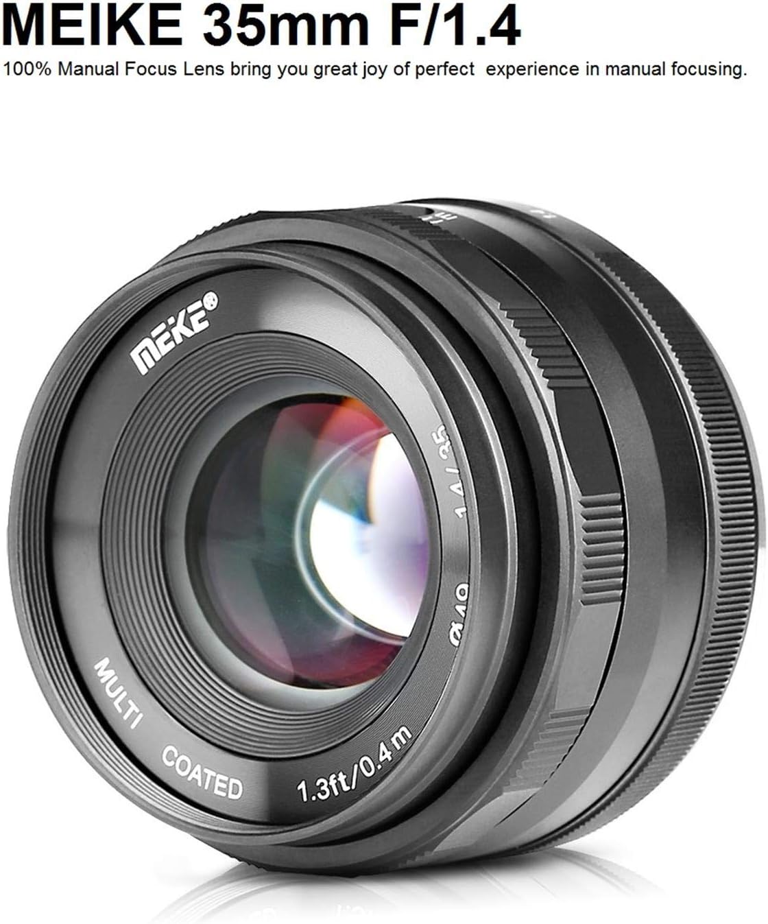35mm F/1.4 Manual Focus Lens for Fujifilm Mirrorless Camera S931