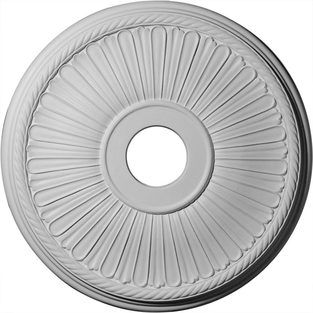 Hand-Painted Smokey Topaz Ceiling Medallion O86101