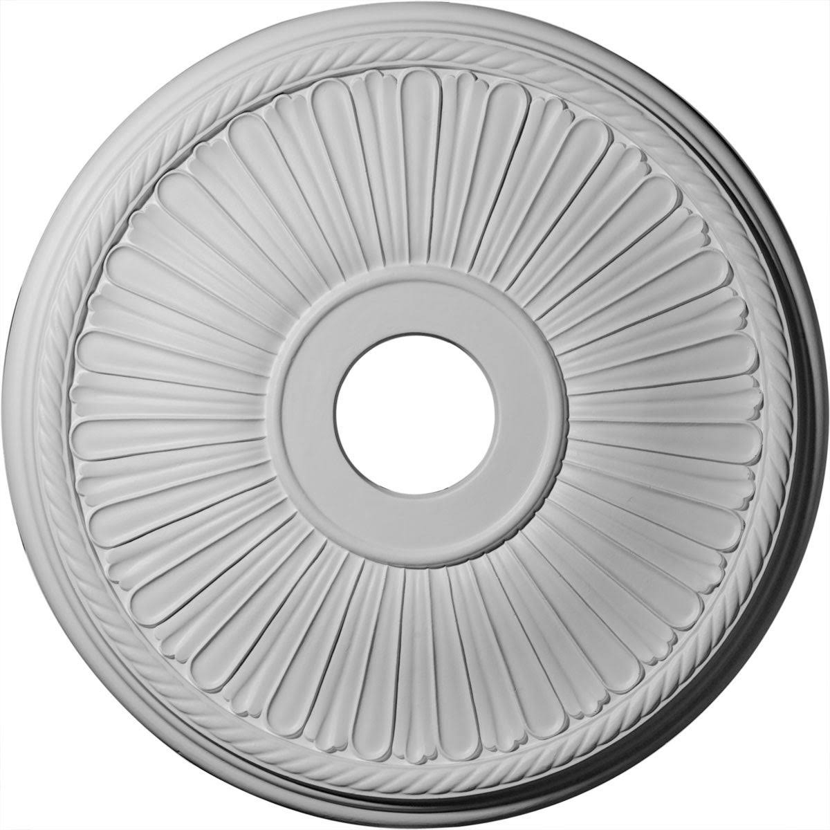 Hand-Painted Smokey Topaz Ceiling Medallion O86101