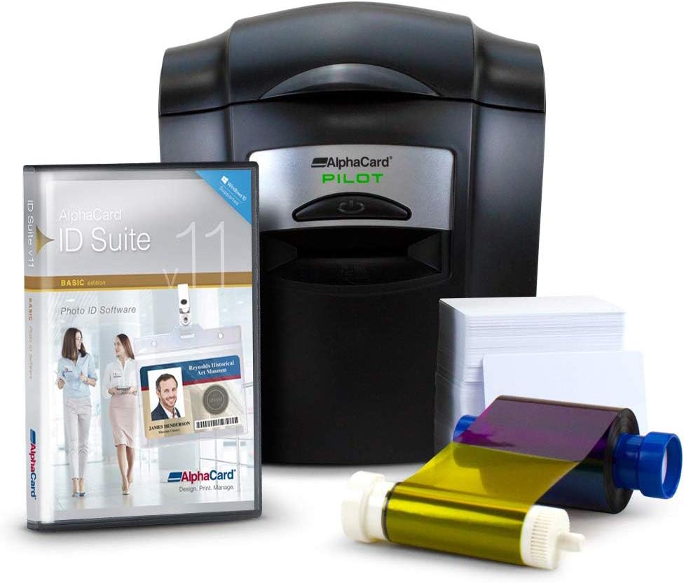 ID Card Printer Bundle C9833