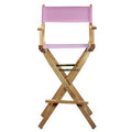 Folding Director Chair Pink Natural C724