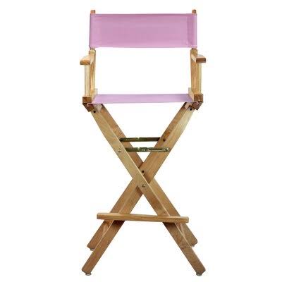 Folding Director Chair Pink Natural C724