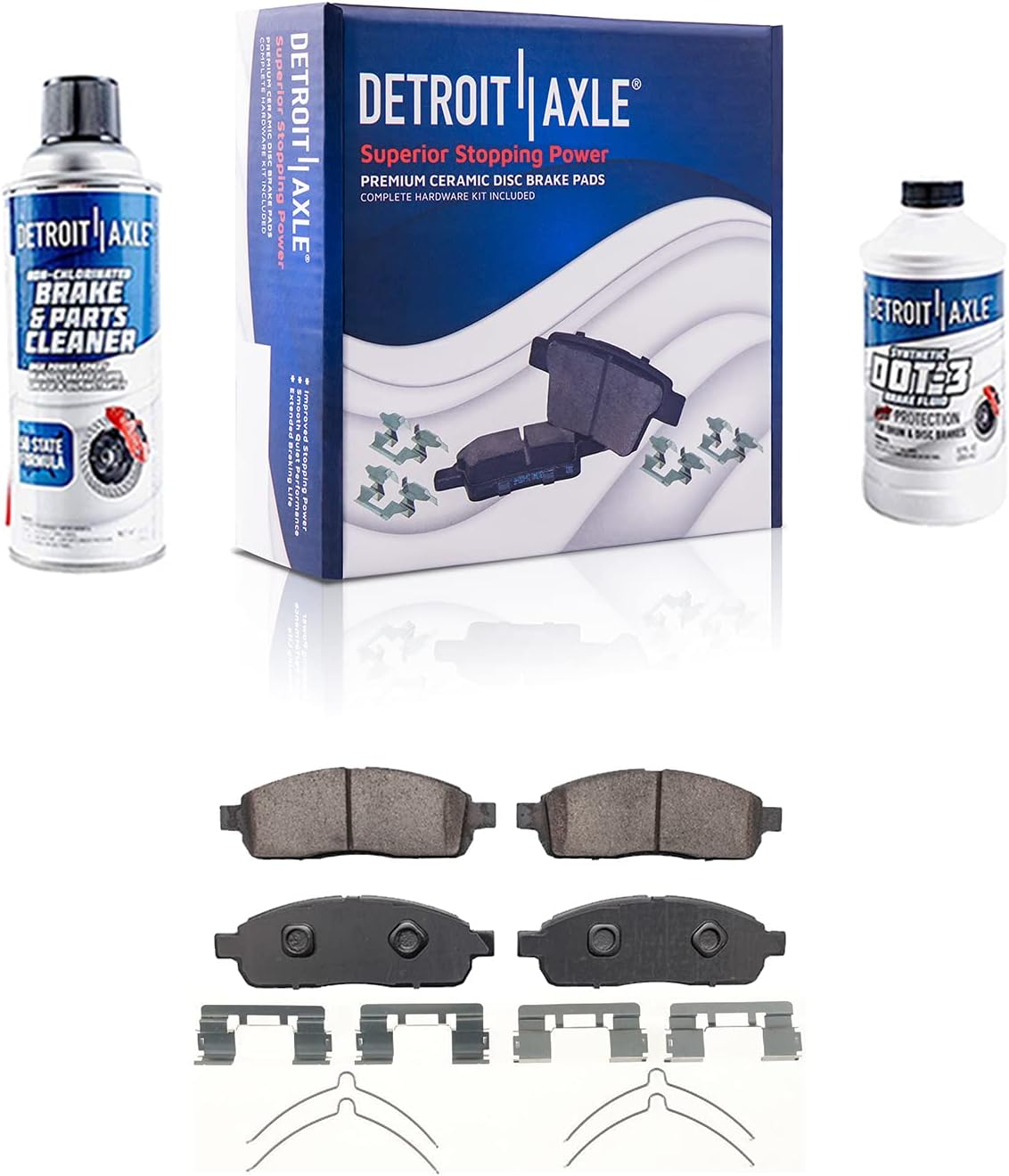 Front & Rear Drilled and Slotted Disc Rotors Brake Pads Kit 10pc Set W612431