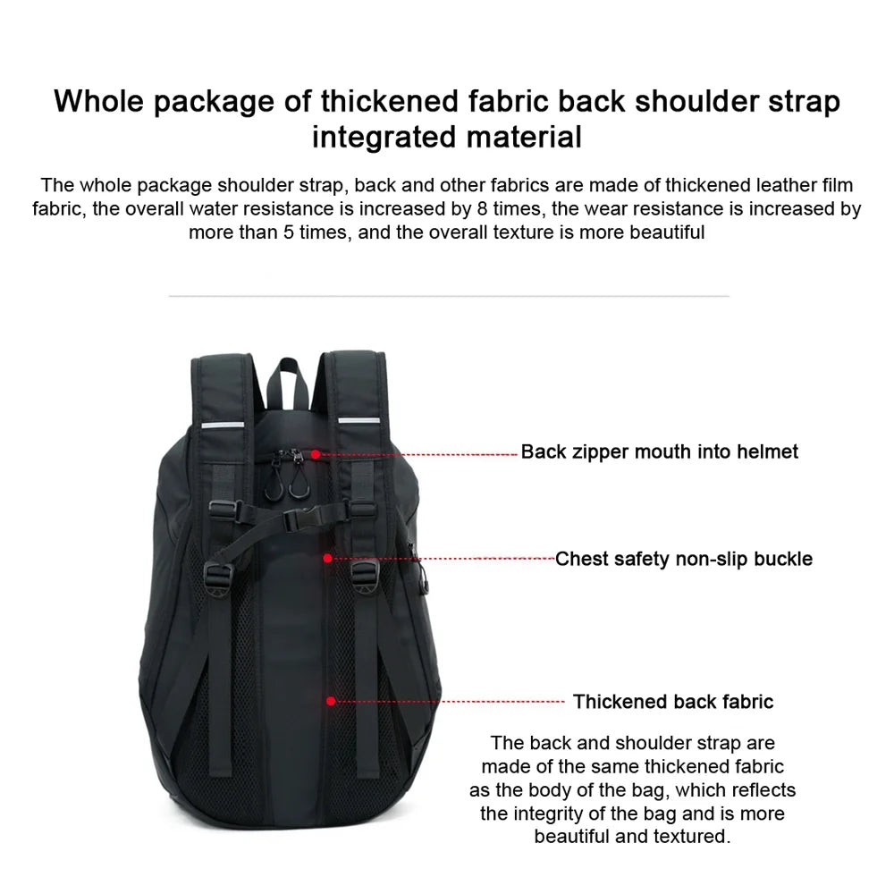Waterproof Motorcycle Helmet Backpack K5295