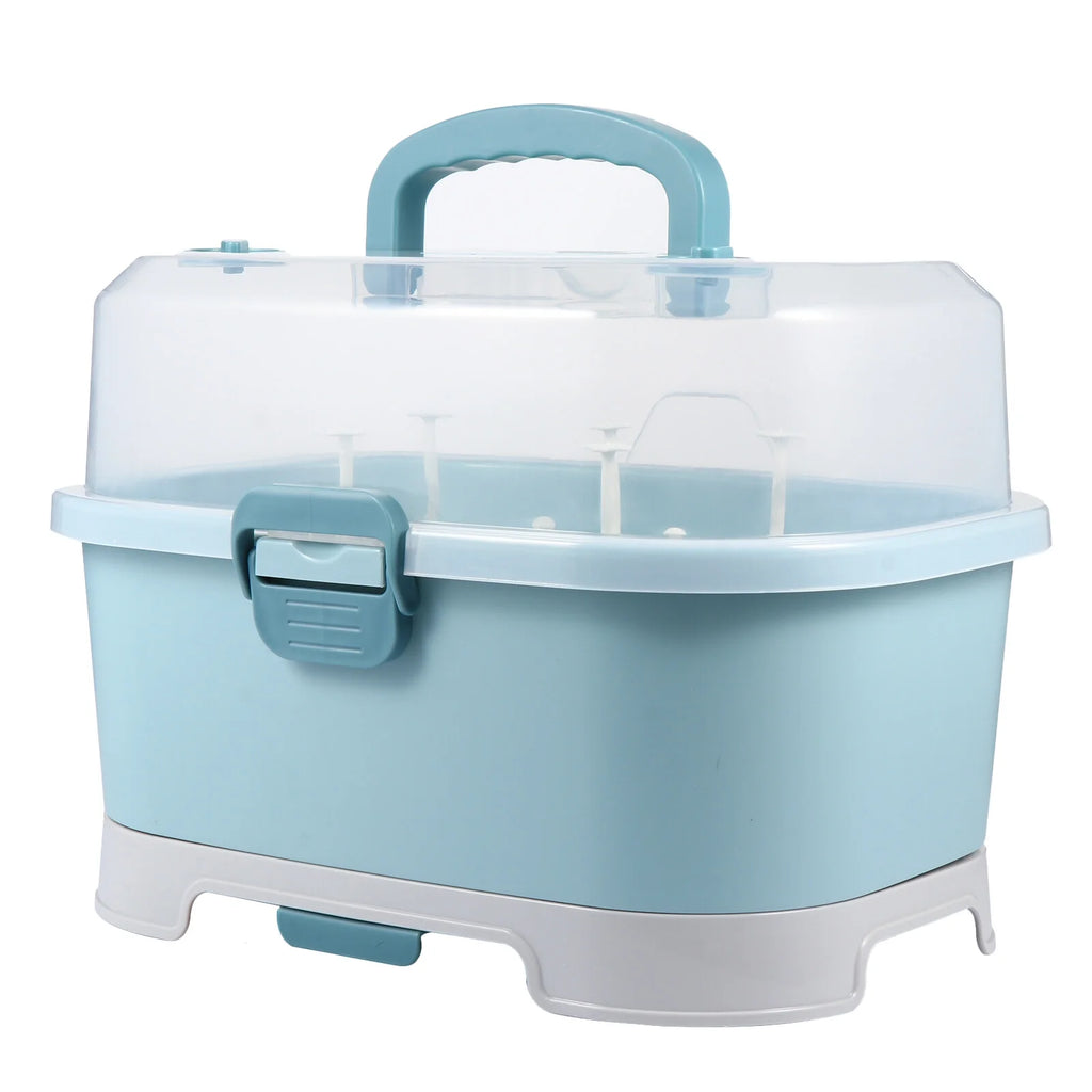 Milk Bottle Case Baby Bottle Drying Rack Box Baby Supplies Container I8962