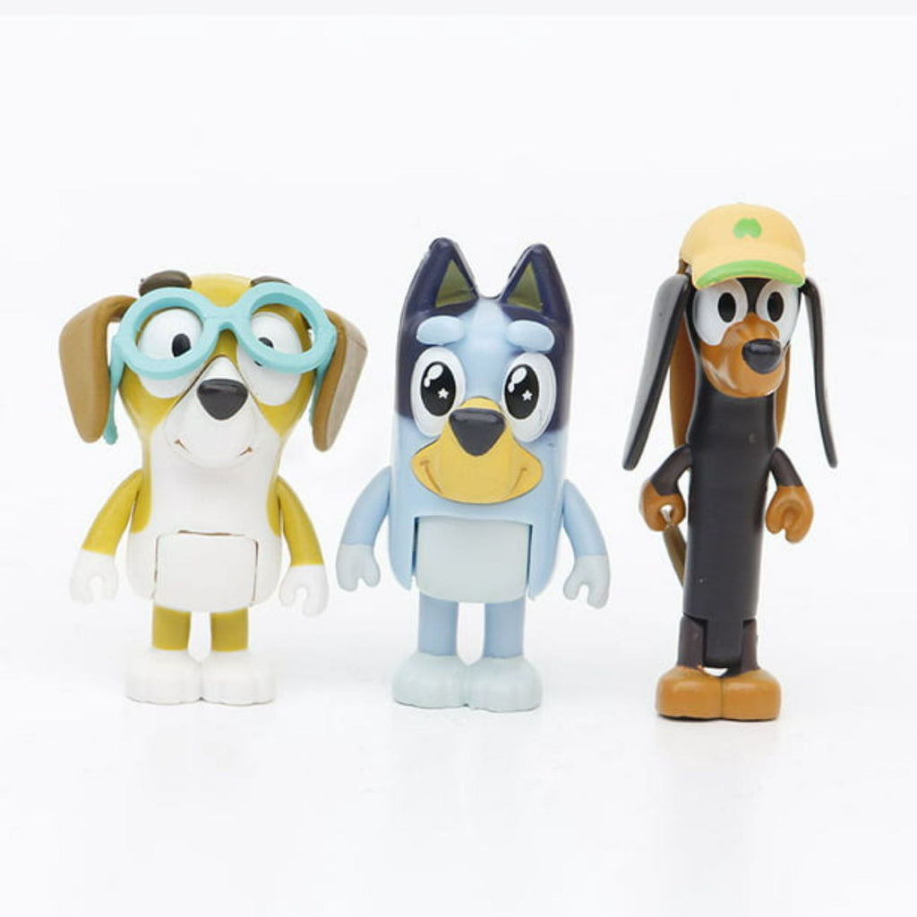 12 Pcs Dogs Action Figures Set I825273