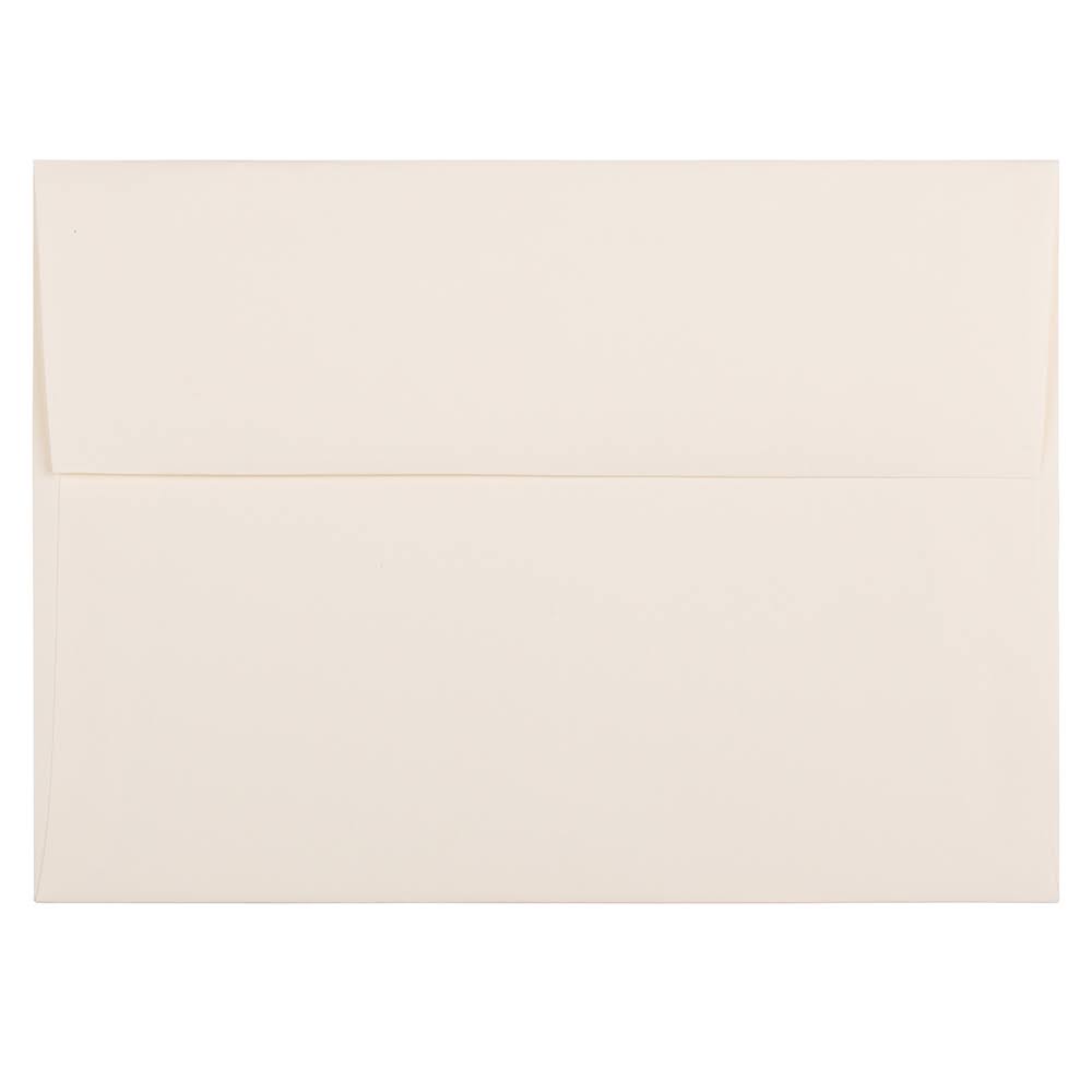 A7 Invitation Envelopes, 5.25 x 7.25 Natural White Linen, 1000/Carton R6236