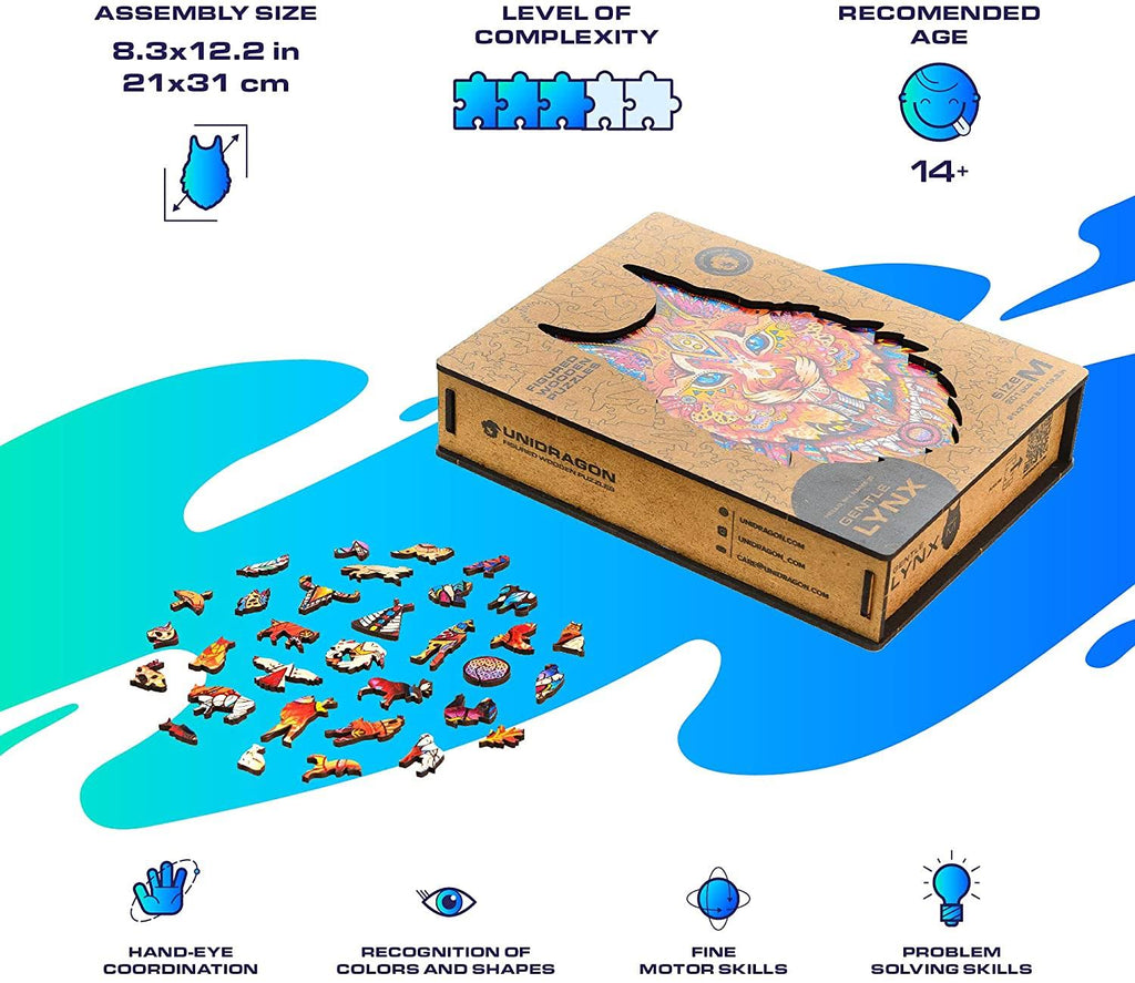 Wooden Jigsaw Puzzle, 187 Pcs T166