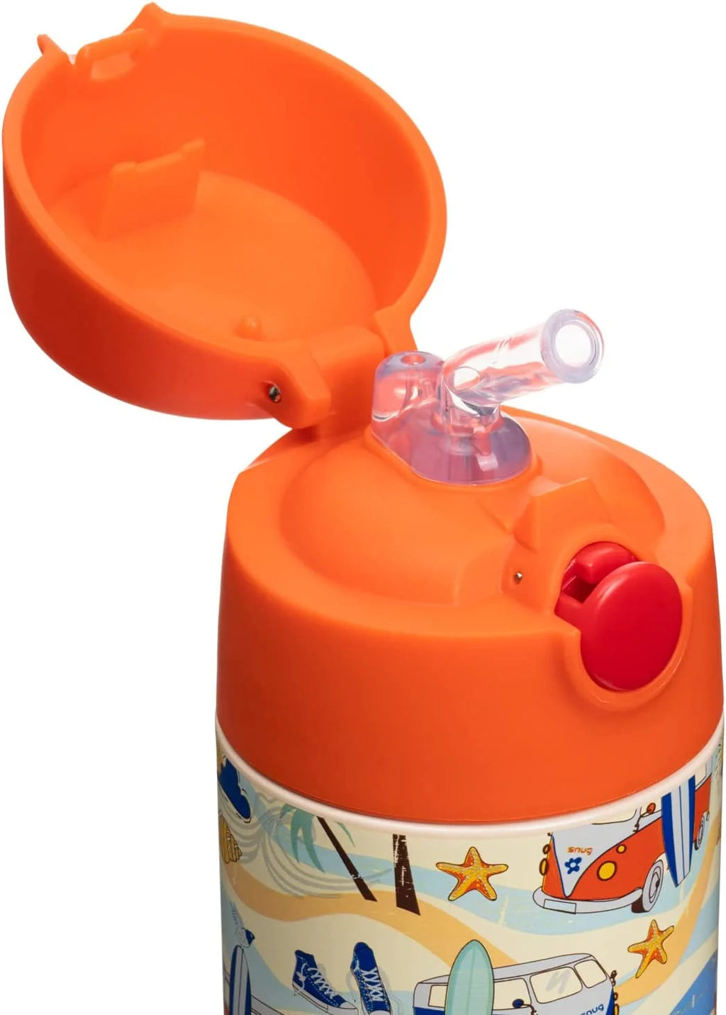 12oz Insulated Stainless Steel Kids Water Bottle with Straw B6188