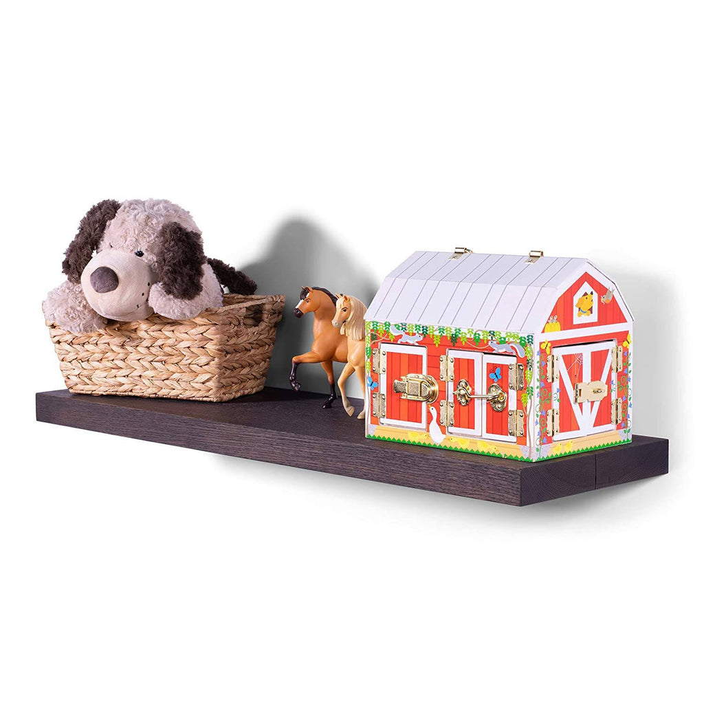 Solid Oak Wood Floating Shelf E145485