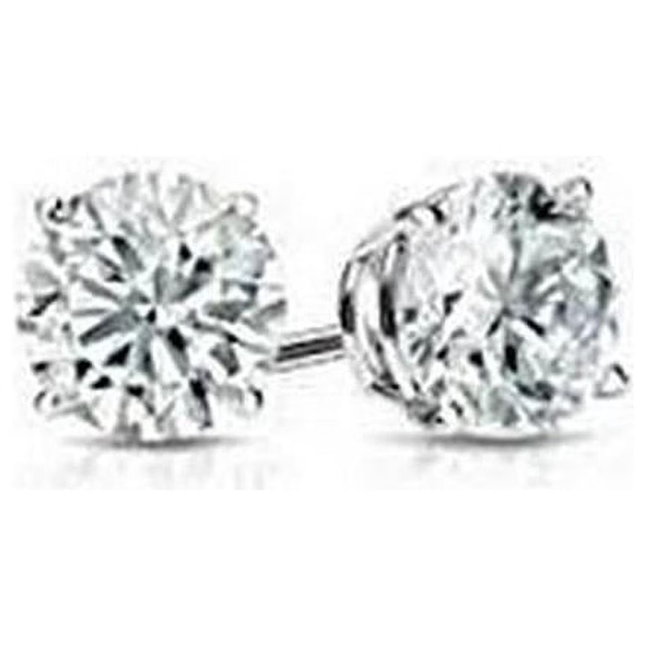 1 CT Solitaire Round Diamond Stud Earring X688