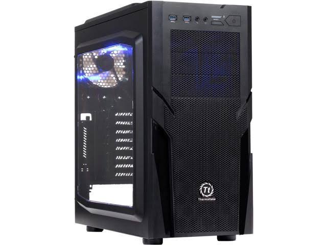 Black Mid-Tower Window Chassis U524