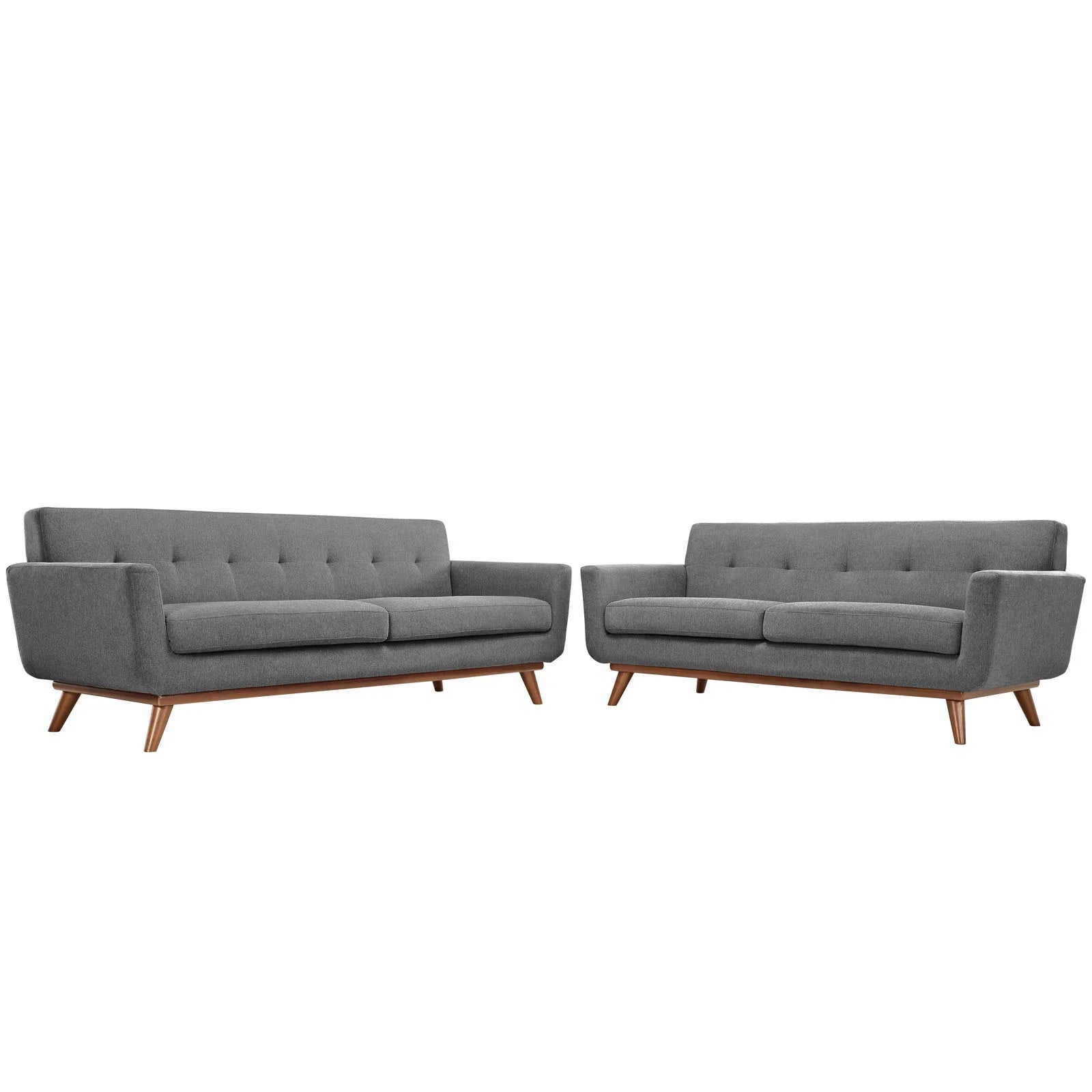 Loveseat and Sofa Set of 2 in Expectation Gray Z1552