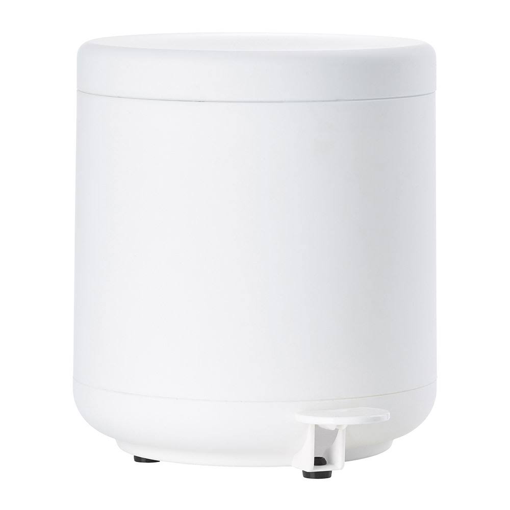 White Pedal Bin G6544
