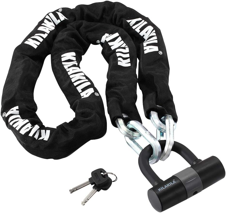 Heavy Duty 12mm Chain Bicycle Lock with 16mm U Lock S58351