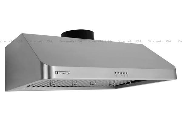900 CFM 36 Width Baffle Filters 3-Speed Mechanical Buttons Full Seamless 1.0 mm Non-Magnetic Range Hood E907723