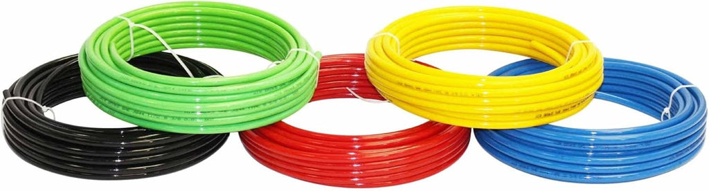 3/8" OD x 100' Blue Nylon Air Brake Tubing, Pack of 2 E577