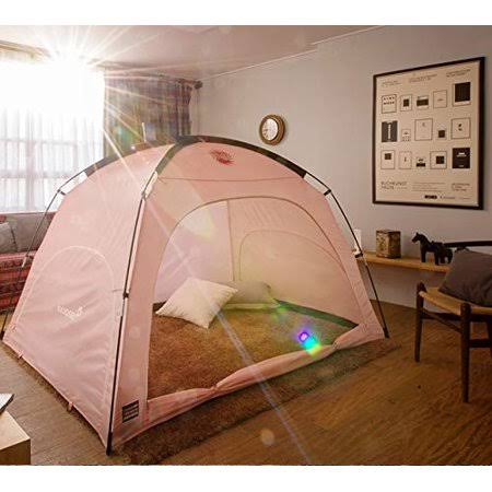 Pink Warm Tent for Single Bed S255621