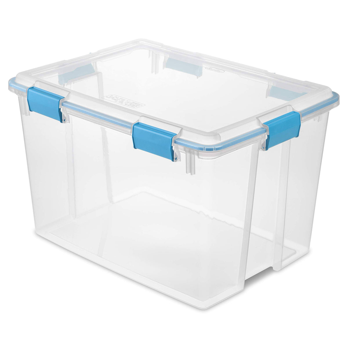 12 Pack Clear Plastic 80 Quart Storage Container Z4999
