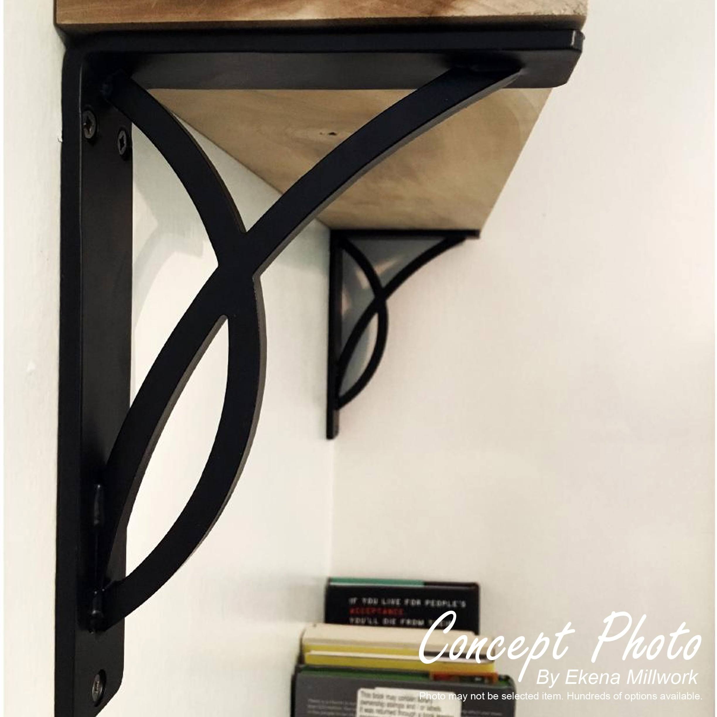 Antiqued Pewter Wrought Iron Bracket Q3965