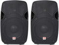 10 Passive 800W DJ PA Speakers ABS Lightweight Cabinet 8ohm J472