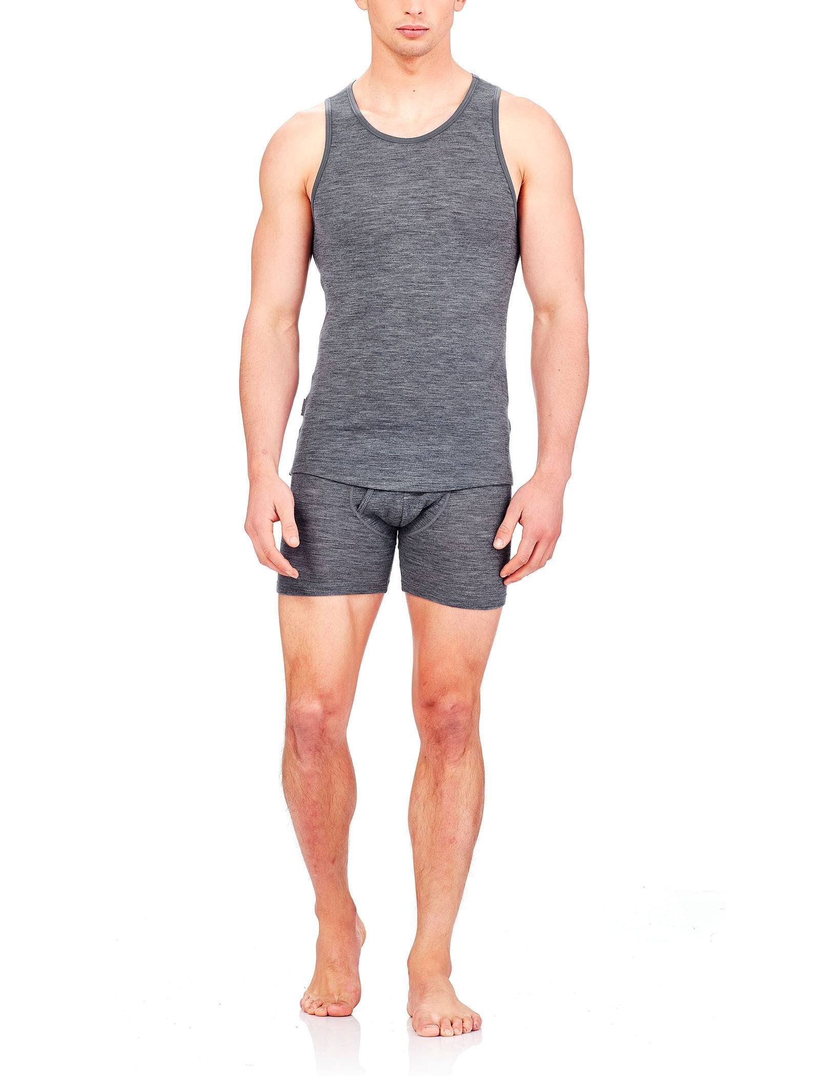 Men's Anatomica Rib Tank Gritstone Heather M408915