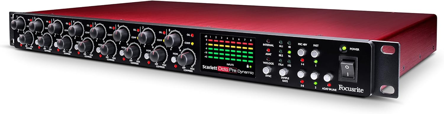 8-Channel Mic Pre Expansion with Analog Compression I3524