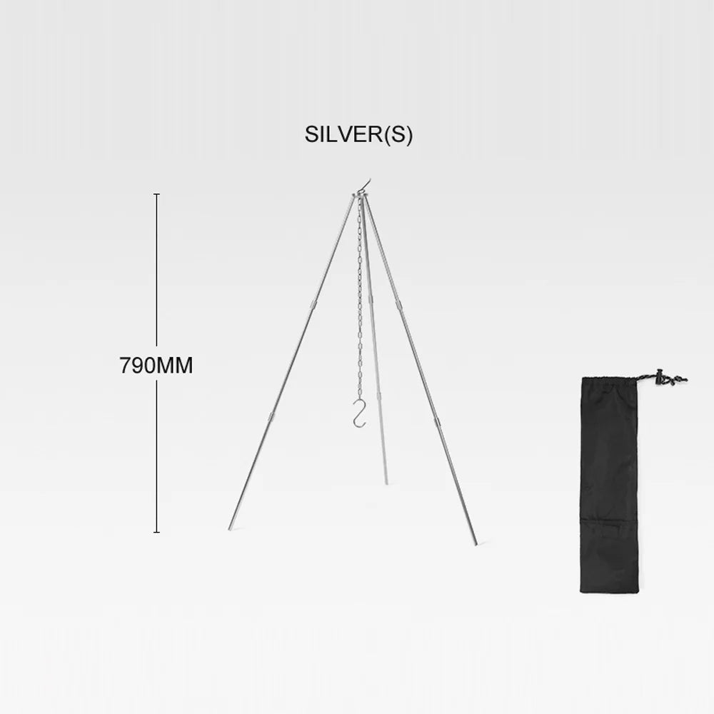 Detachable Campfire Tripod Bonfire Rack H997