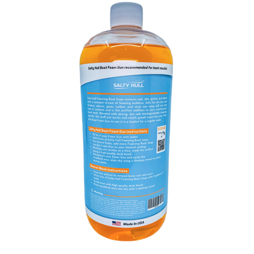 2 Bottles of Salty Hull Foaming Boat Soap O62237