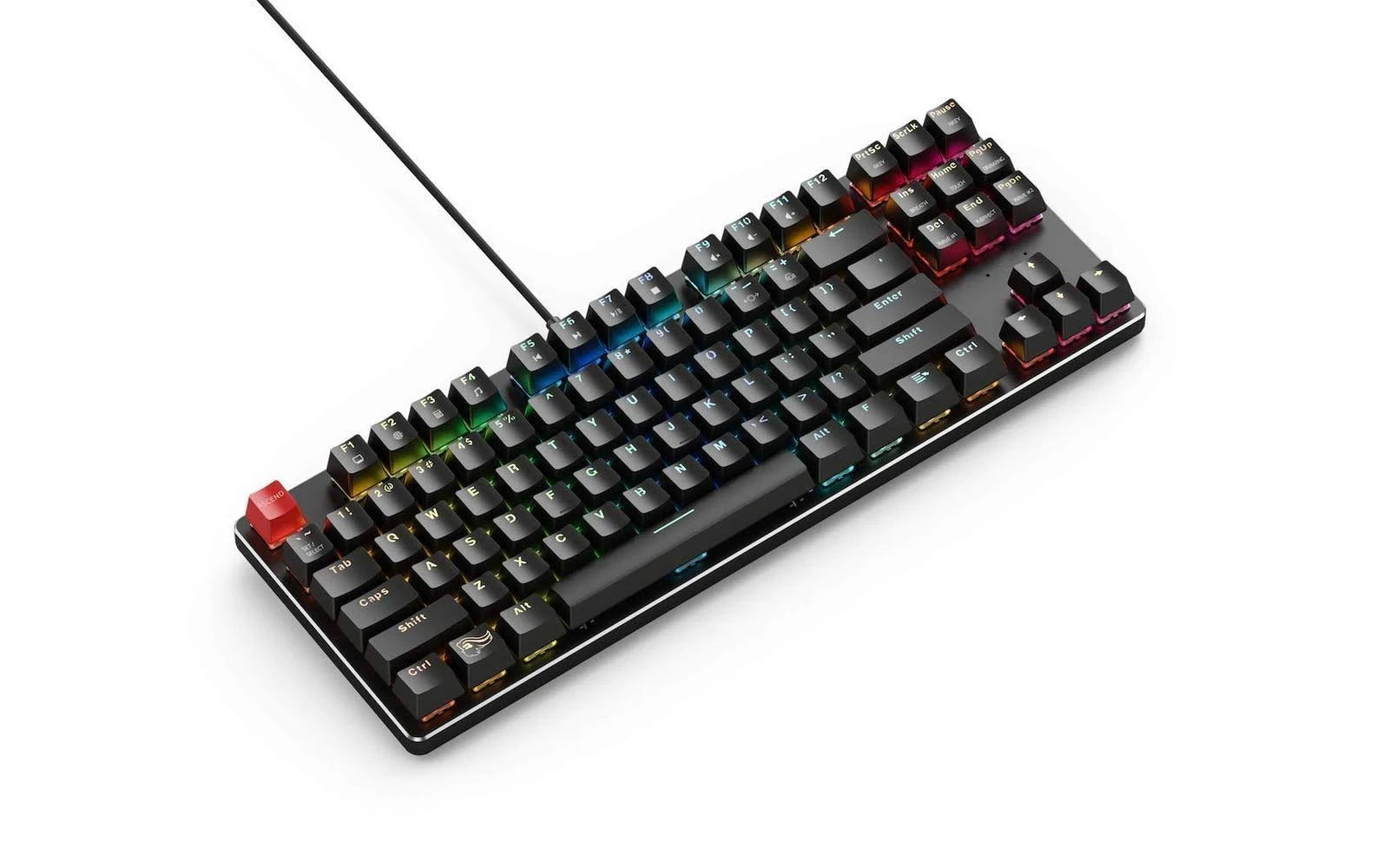 Modular Mechanical Gaming Keyboard TKL 87 Key RGB LED Q182