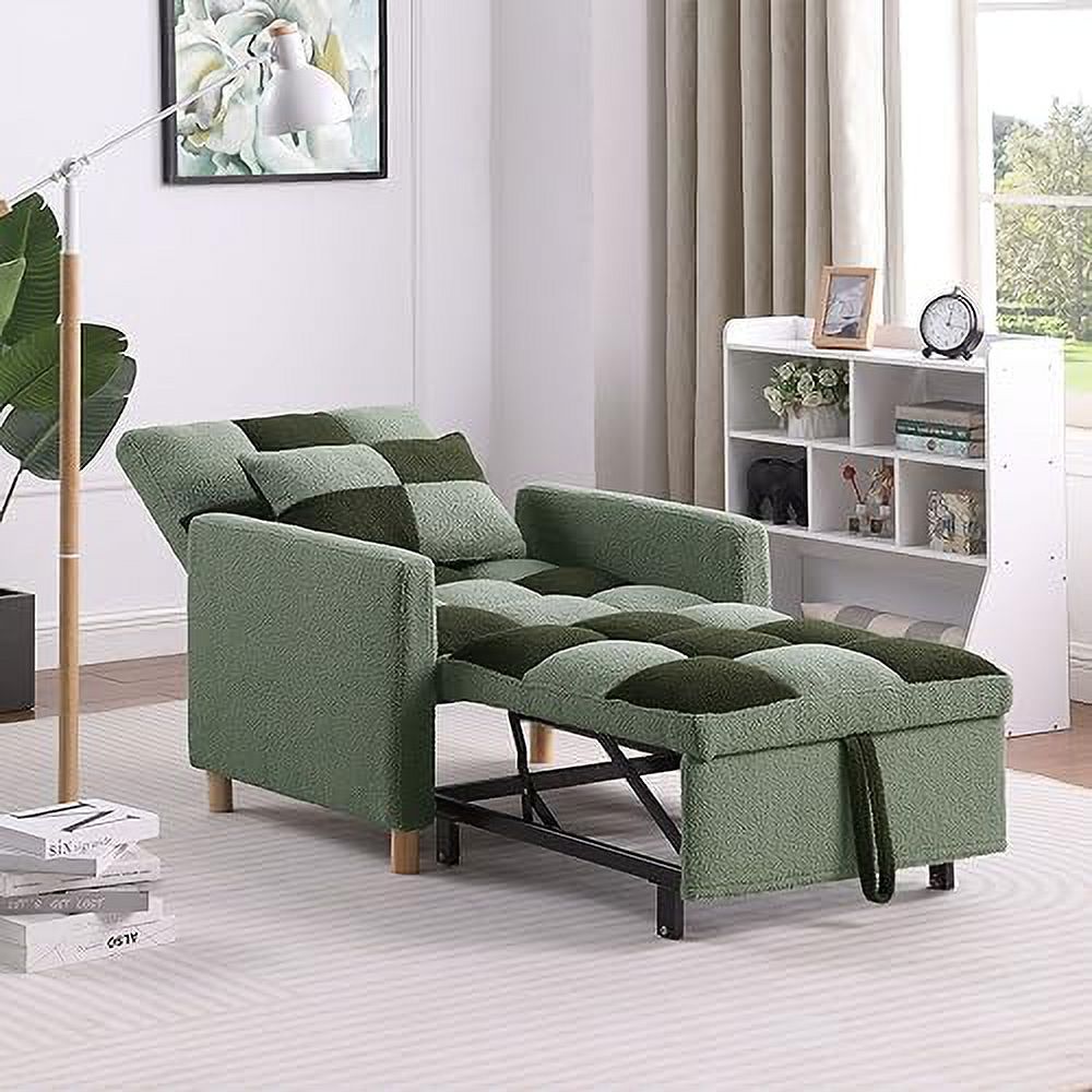 Rainb Velvet Convertible Futon Chair Bed F90083