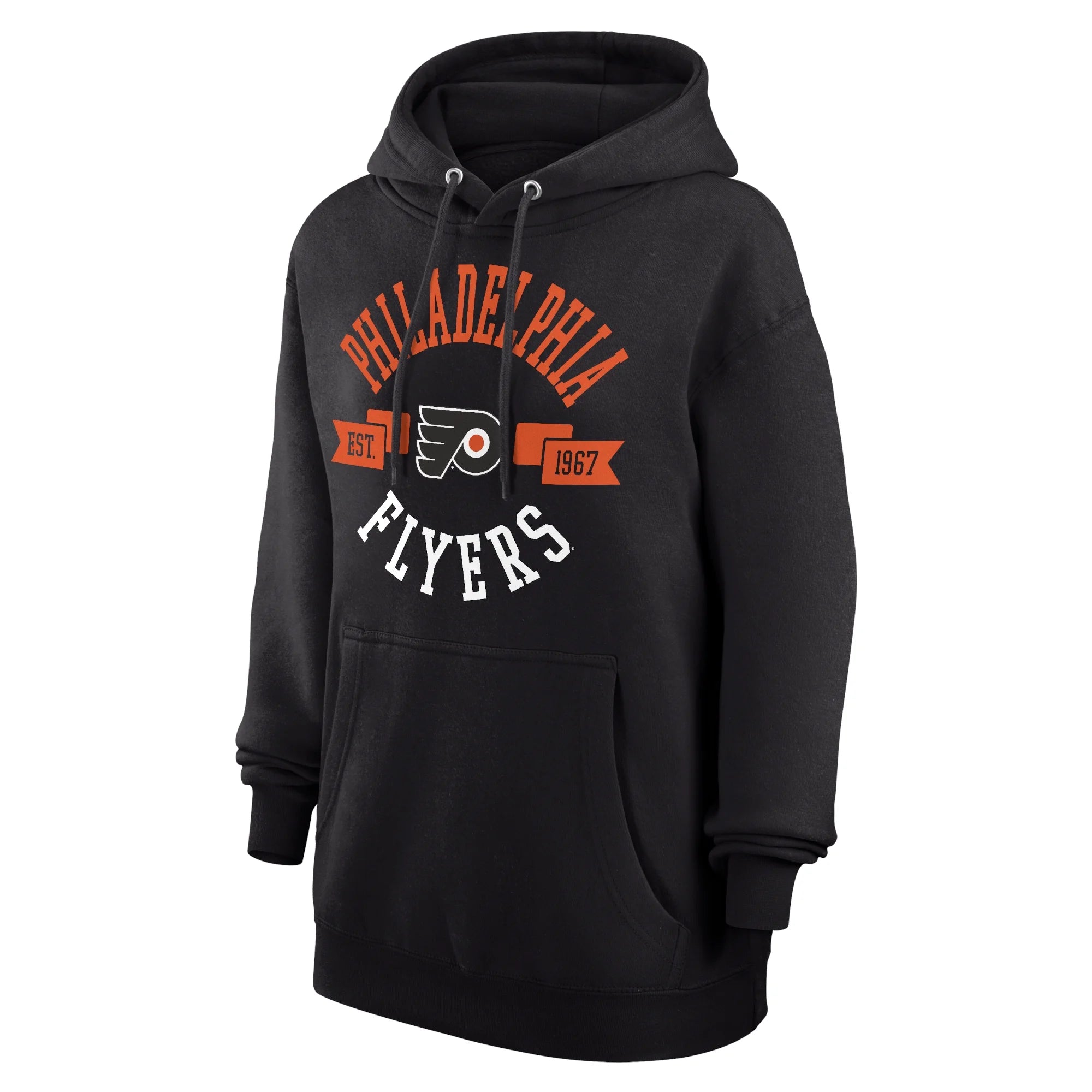 Black Philadelphia Flyers Graphic Fleece Pullover Hoodie D821153