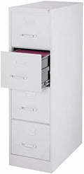 4 Drawer Light Gray Letter File Cabinet X9471