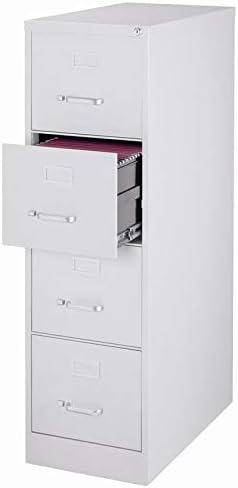 4 Drawer Light Gray Letter File Cabinet X9471
