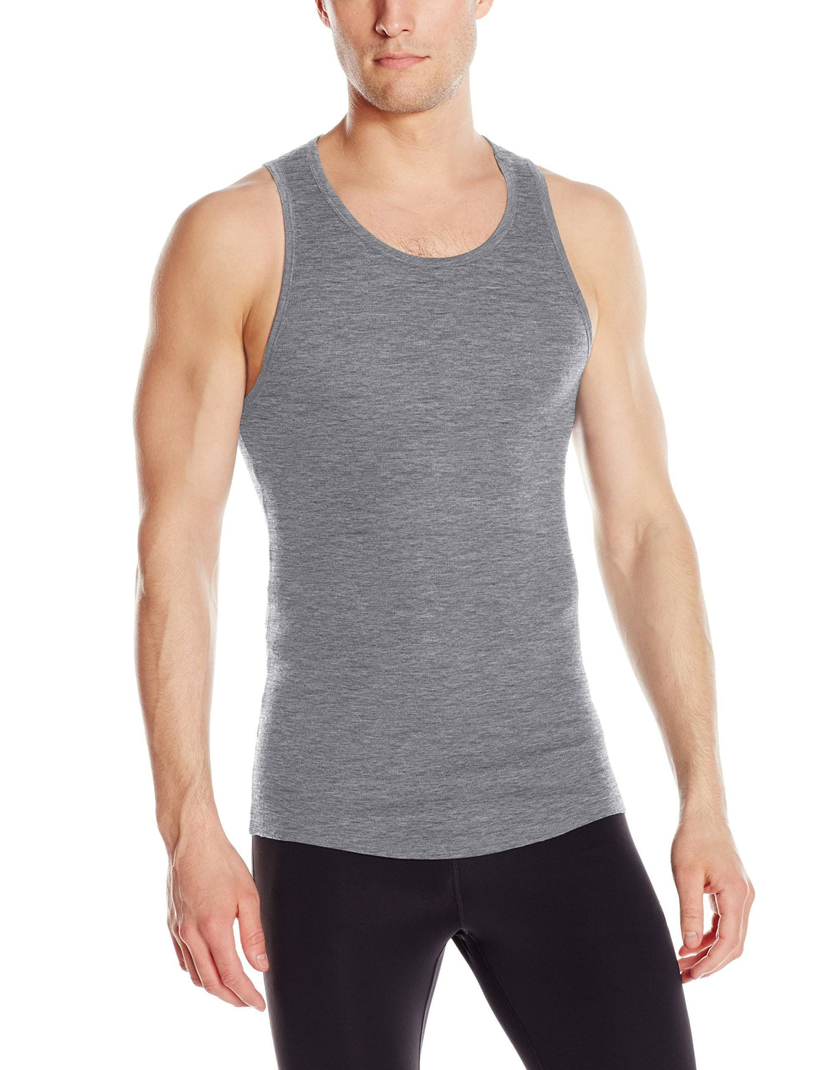 Men's Anatomica Rib Tank Gritstone Heather M408915