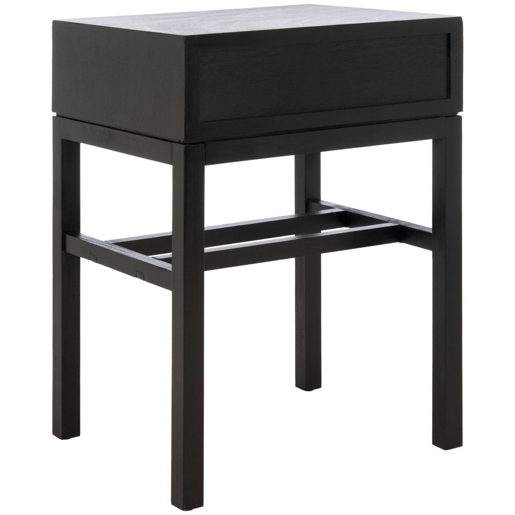 Black 1 Drawer Accent Table D91507