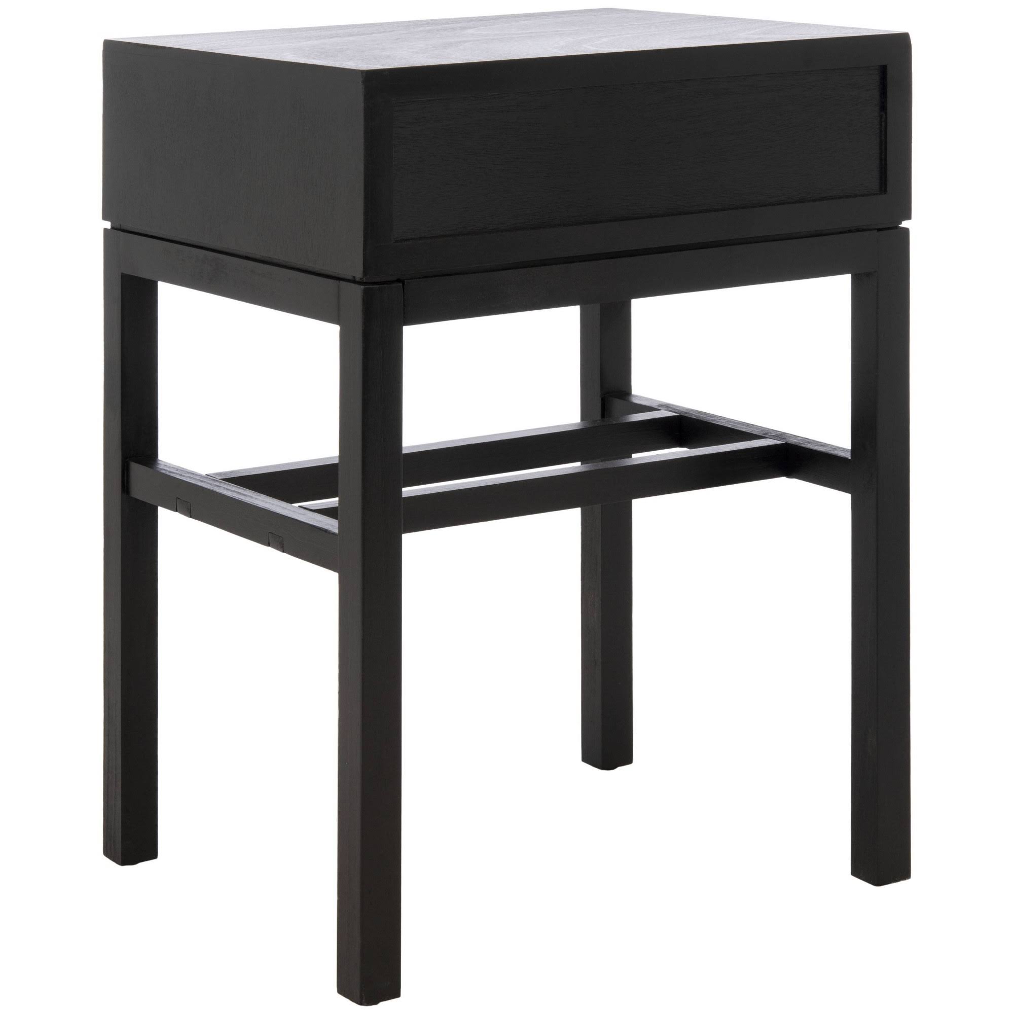 Black 1 Drawer Accent Table D91507