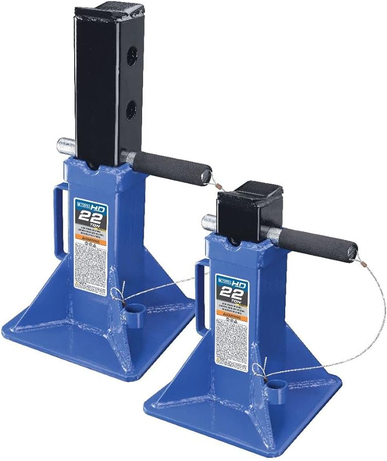 3 Ton Jack Stands Pair, Height Ranges 11 2/5" to 16 7/10", Pack of 2 A8103
