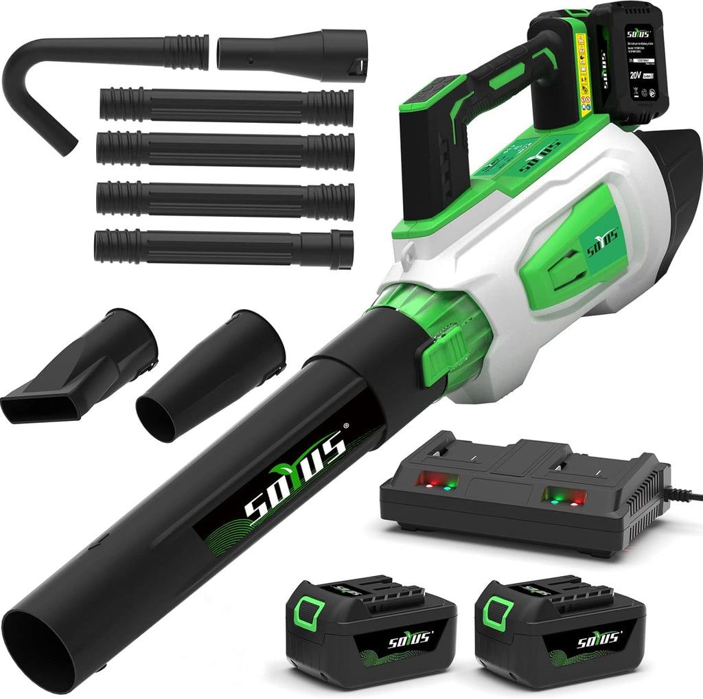 Cordless 20V Leaf Blower 350CFM with 2.0Ah Batteries Y840109