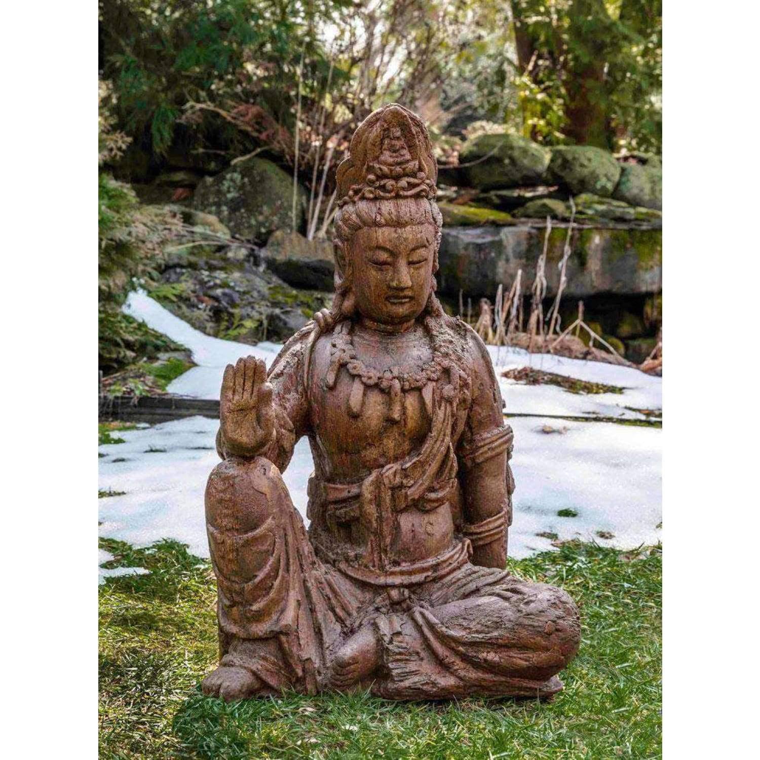 Antique Quan Yin Garden Statue P8500