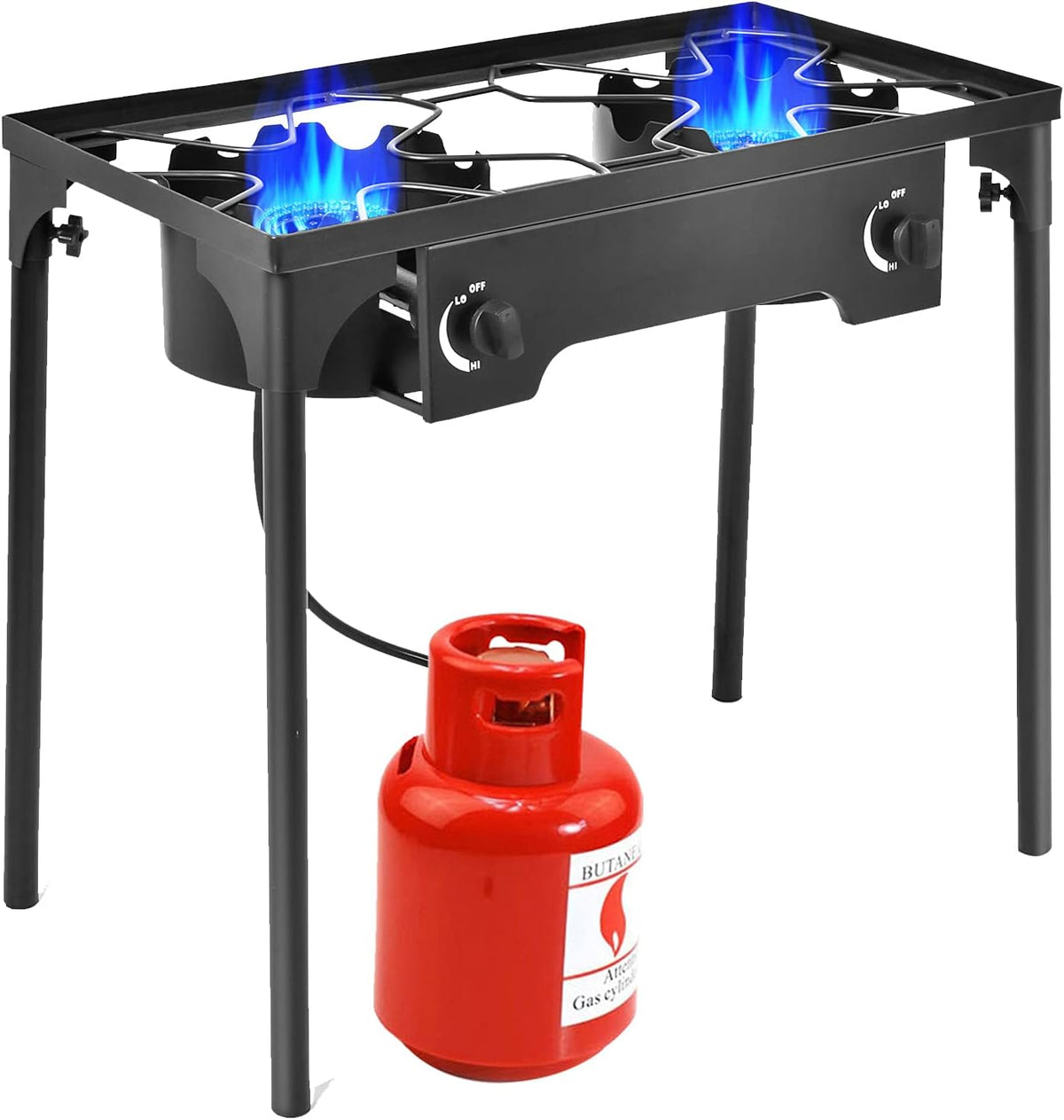 Outdoor Single Burner Propane Stove with Detachable Legs Y685