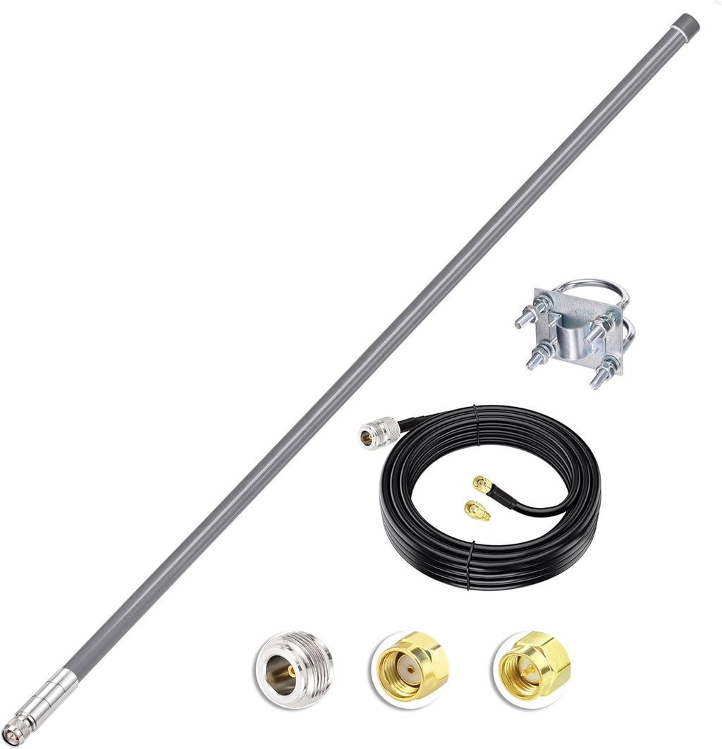 43.3inch 8dBi 915mHz N Male Omni LoraWan Antenna Fiberglass Pack of 2 V88376