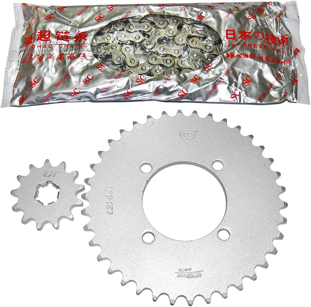 Yamaha PW80 V80 80cc Sprockets and Chain Kit Pack of 2 X615881