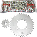 Yamaha PW80 V80 80cc Sprockets and Chain Kit Pack of 2 X615881
