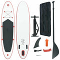 Inflatable Paddle Board Set with Oar, Fin, Hand Pump, Repair Kit and Carrying Bag K678