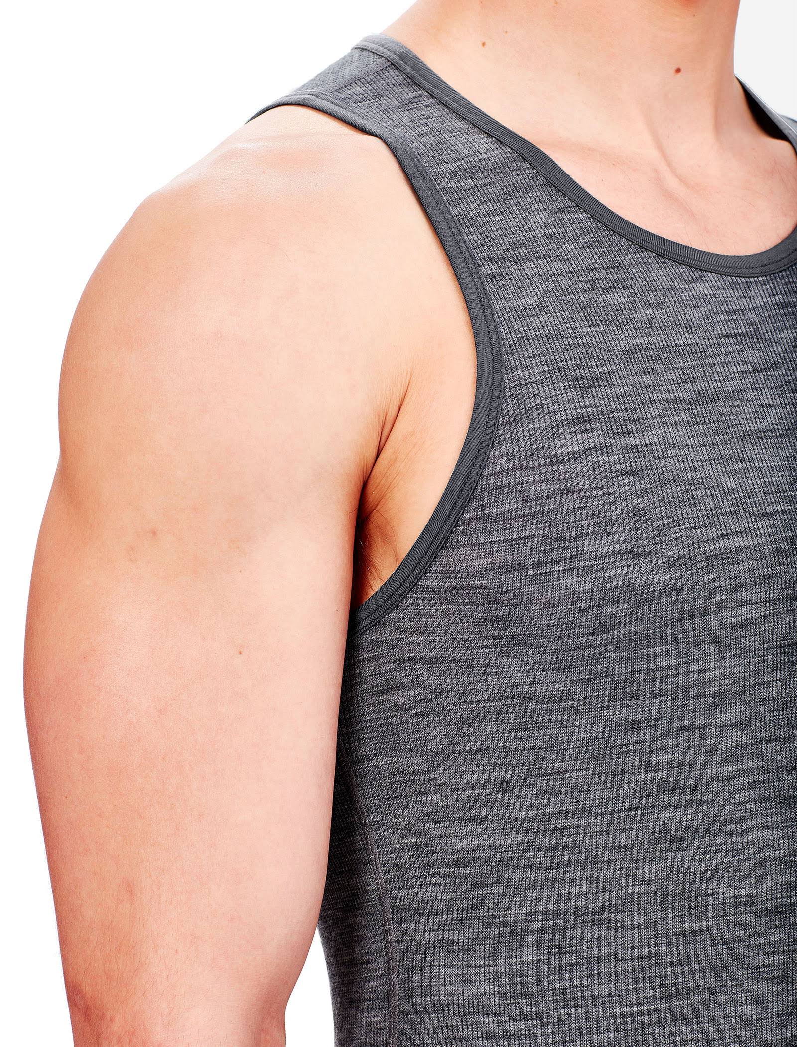 Men's Anatomica Rib Tank Gritstone Heather M408915